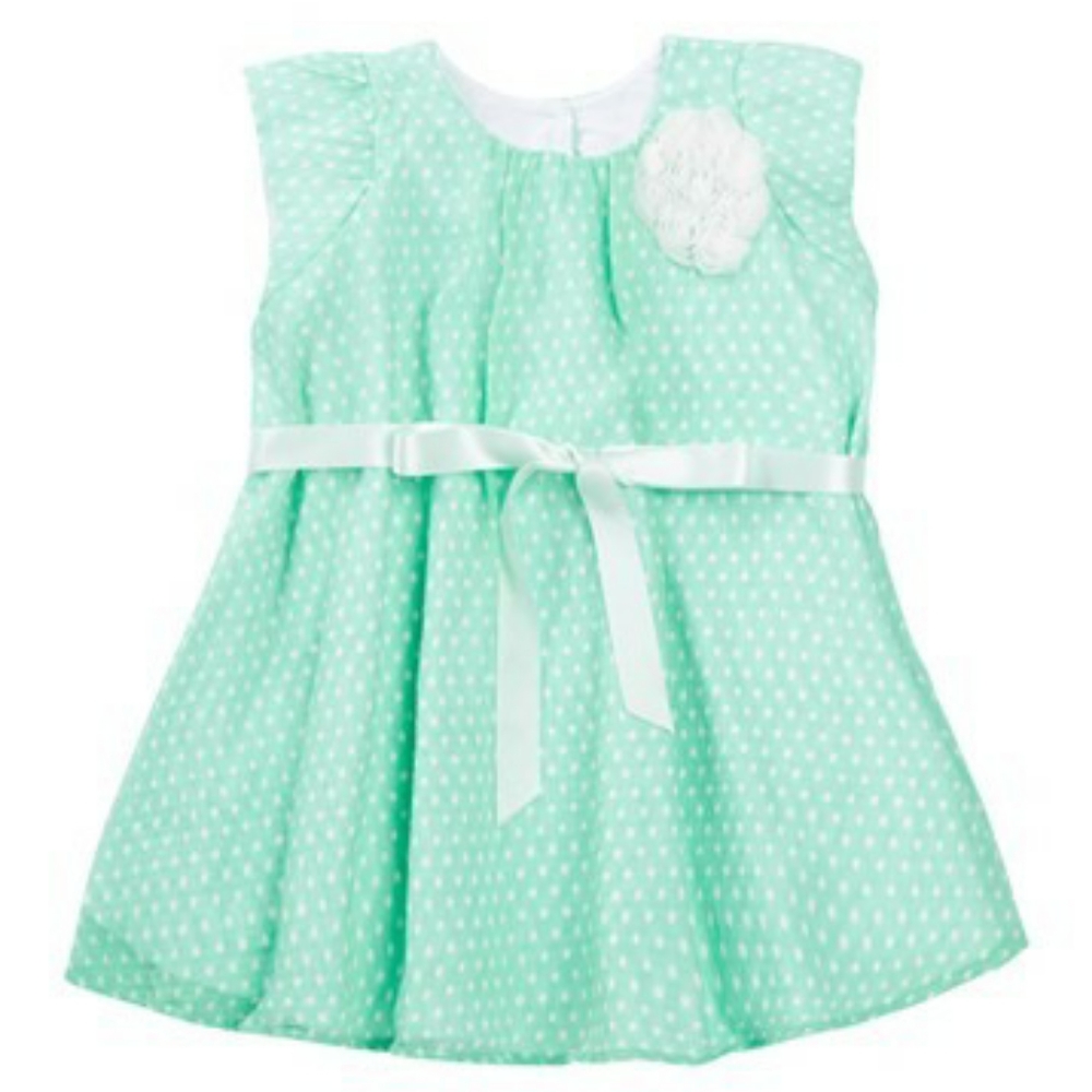 Pippa & Julie Chiffon Dot Dress
